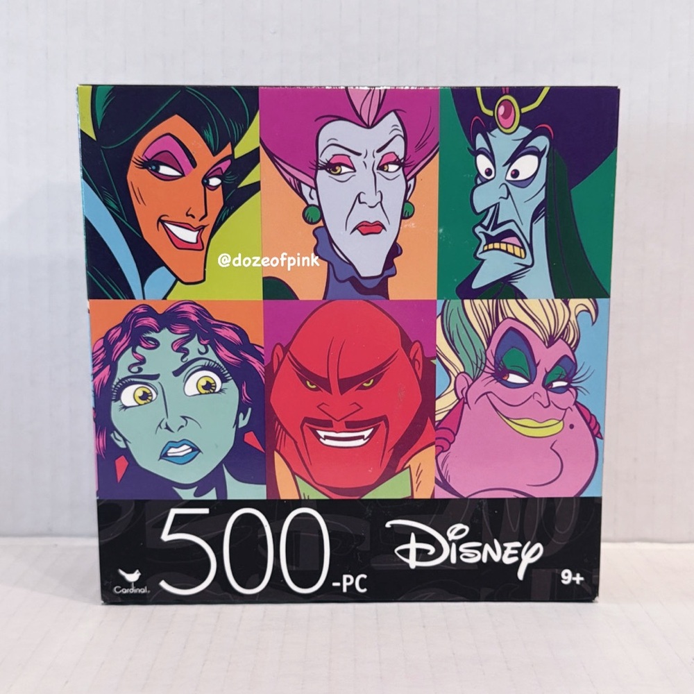 Disney Villains Characters 500 Piece Puzzle